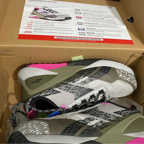 Reebok Nano X1 Adventure Women's size 7.5 W Athletic Work Shoes composite Toe - Picture 14 of 14